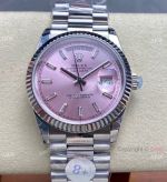 8+ Factory Rolex Gain weight 36 Day-Date Watch Purple Dial Baguette markers